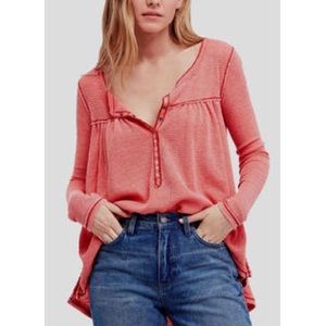Free people thermal blouse